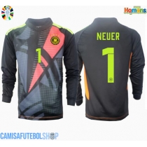 Camisa de time de futebol Alemanha Manuel Neuer #1 Goleiro Replicas 1º Equipamento Europeu 2024 Manga Comprida
